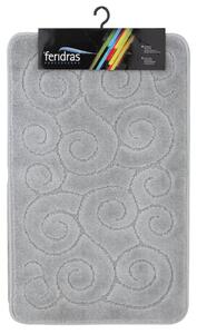 Tappeto Polipropilene Riccio 50X80 Grigio