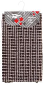Tappeto Cotone Grata 60X120 Cm Grigio