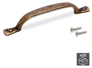 Maniglie per Mobile Interasse 96 mm Zama Bronzo 20 Pezzi Emuca