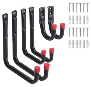 Kit 6 pz Ganci Universali Multiuso in Metallo da Parete