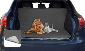 Salvabaule Auto per Cani Gatti Doubleface grigio scuro/grigio chiaro