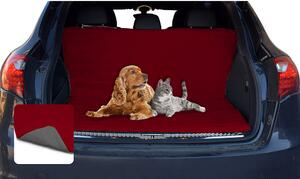 Salvabaule Auto per Cani Gatti Doubleface bordeaux/grigio scuro