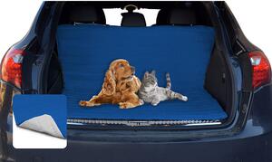 Salvabaule Auto per Cani Gatti Doubleface royal/grigio chiaro