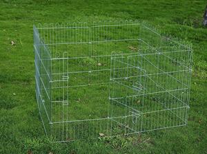 Recinto per Animali Domestici 8 Pezzi L63xH91 cm