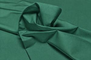 Tessuto 100% cotone al metro - tela - verde bottiglia Made in Italy
