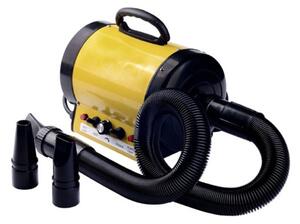 Phon per Animali Domestici 2400W Velocità e Temperatura Regolabili Giallo