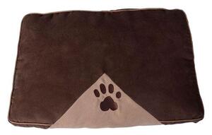 Cuscino Cuccia da Interno per Cani e Gatti Marrone 80x60 cm