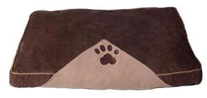 Cuscino Cuccia da Interno per Cani e Gatti Marrone 80x60 cm