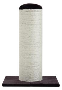 Palo Colonna Tiragraffi per Gatti in Legno e Sisal naturale Marrone crema 50x50x72 cm