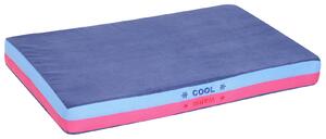 Materassino per Cani in Memory Foam 88x56x10 cm Double Face Blu