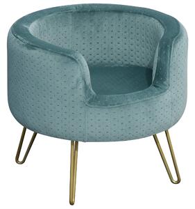 Poltrona per Cani e Gatti 41,5x41,5x36,5 cm Verde