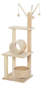 Tiragraffi Multiattività per Gatti in Legno Sisal 40x40x121 cm Beige