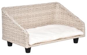 Cuccia per Cani e Gatti 70,5x40x37,5 cm con Cuscino Beige