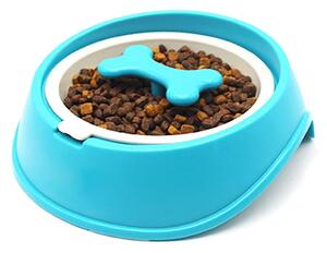 Ciotola sport per cani gatti 20 cm anti-soffocamento e migliore digestione Blu