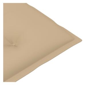 Coprisedia VidaXL cuscino per sedia con schienale alto 120 x 50 x 7 cm