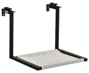 Amaca per Gatti da Parete 42,5x54x34 cm in Tessuto Nero