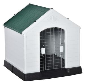 Cuccia per Cani Taglia Media 78x87x81 cm in Plastica Bianco