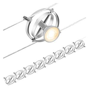 Sistema di cavi CorDuo Set base Cardan 8-flame cromo opaco
