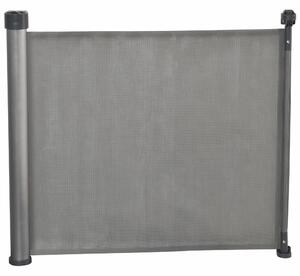 Barriera di Sicurezza per Cani Estensibile fino 140 cm per Porte e Scale Grigio