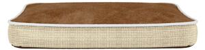 Maxi Cuscino Imbottito per Cani e Gatti 78x58x12cm Tortora