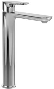 V&B Miscelatore monocomando per lavabo O.Novo rialzato, con scarico push-open, cromo