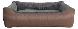 Cuccia per Cani e Gatti Doubleface 62x50x17 cm in Poliestere Love Tortora