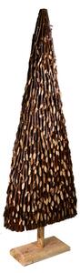 Albero di Natale in Legno H170cm Marrone