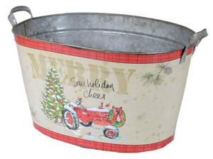 Cesta Ovale in Metallo 46x25,5x30cm Merry