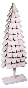 Albero di Natale in Legno di Paulownia H132cm Bianco