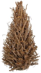 Albero di Natale in Legno Ø43x70 cm Oro