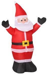 Babbo Natale Gonfiabile Luminoso con Luci LED 80x40x120 cm