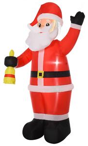Babbo Natale Gonfiabile H245 cm con Luci a LED