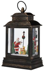 Lanterna Natalizia a Batteria 161x8,8x26,5 cm con Musica e Luce