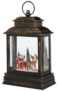 Lanterna Natalizia a Batteria 161x8,8x26,5 cm con Musica e Luce