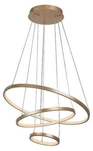 Rabalux Lampada a sospensione LED dorata Beliza 600 mm 90 W CCT con telecomando 72349