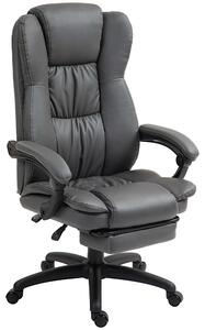 Sedia ergonomica per scrivania Vinsetto con funzione reclinabile, 68,5x68,5x113-121 cm
