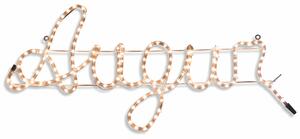 Insegna Luminosa Auguri 96 Luci 92x40 cm Soriani
