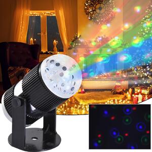 Proiettore a LED Natalizio per Interno Rosso Verde Blu
