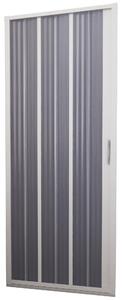Porta Doccia 1 Anta a Soffietto in PVC H185 cm Dorini Bianco 80 cm