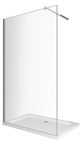 Parete Doccia Walk-In in Cristallo 8mm Trasparente H200cm 80 cm