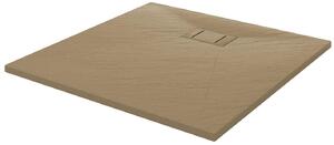 Piatto Doccia 80x80 cm in Acrilico Fosterberg Azalea Tortora