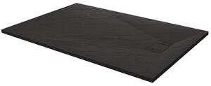 Piatto Doccia 90x160 cm Effetto Pietra Stone Grigio Antracite