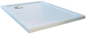 Piatto Doccia 75x75 cm in Acrilico Fosterberg Floret 2 Bianco