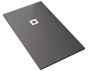 Piatto Doccia in Pietra 70x70 cm Bonussi Ardesia Everest Antracite