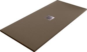Piatto Doccia in Pietra 70x170 cm Bonussi Ardesia Stone Central Marrone