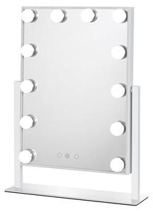 Specchio da trucco UNIQ Vanity New York Hollywood con illuminazione a LED - Specchio cosmetico regolabile con 3 modalità di illuminazione, bianco