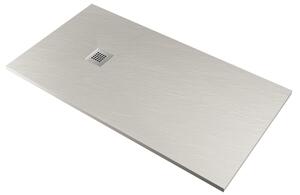 Piatto Doccia in Pietra 70x100 cm Pedrinelli Ardesia Stone Side Grigio