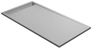 Piatto Doccia 80x120 cm in Pietra Bonussi Trivor Grigio Chiaro