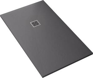 Piatto Doccia in Pietra 80x80 cm Bonussi Canton Antracite