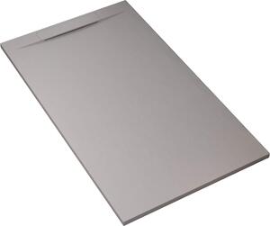 Piatto Doccia in Pietra 80x180 cm Bonussi Ardesia Calcutta Grigio Chiaro